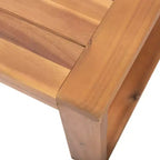 Set conversazione a 4 posti Paloma per esterni in legno di acacia con cuscini: resistente alle intemperie - Christopher Knight Home