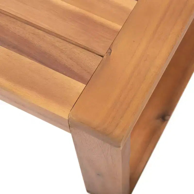 Set conversazione a 4 posti Paloma per esterni in legno di acacia con cuscini: resistente alle intemperie - Christopher Knight Home