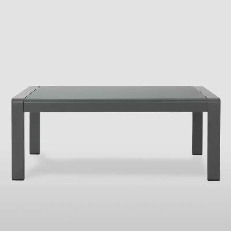 Cape Coral 3pc Metal Patio Sofa Set with Cushions - Gray/Dark Gray - Christopher Knight Home