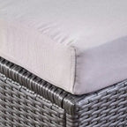Set Divano Sezionale in Vimini da 9 pezzi Santa Rosa: Struttura in Alluminio e Resistente all'Acqua - Christopher Knight Home
