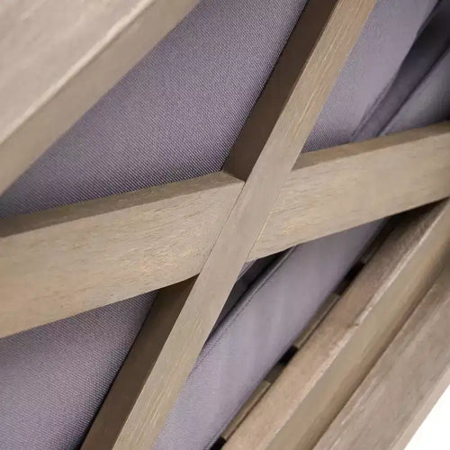 Set divano componibile da patio Brava in acacia a 7 pezzi con focolare grigio - Christopher Knight Home