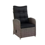 Monaco 4pc Set: Reclining Chairs & Ottomans, Water-Resistant - Alaterre Furniture
