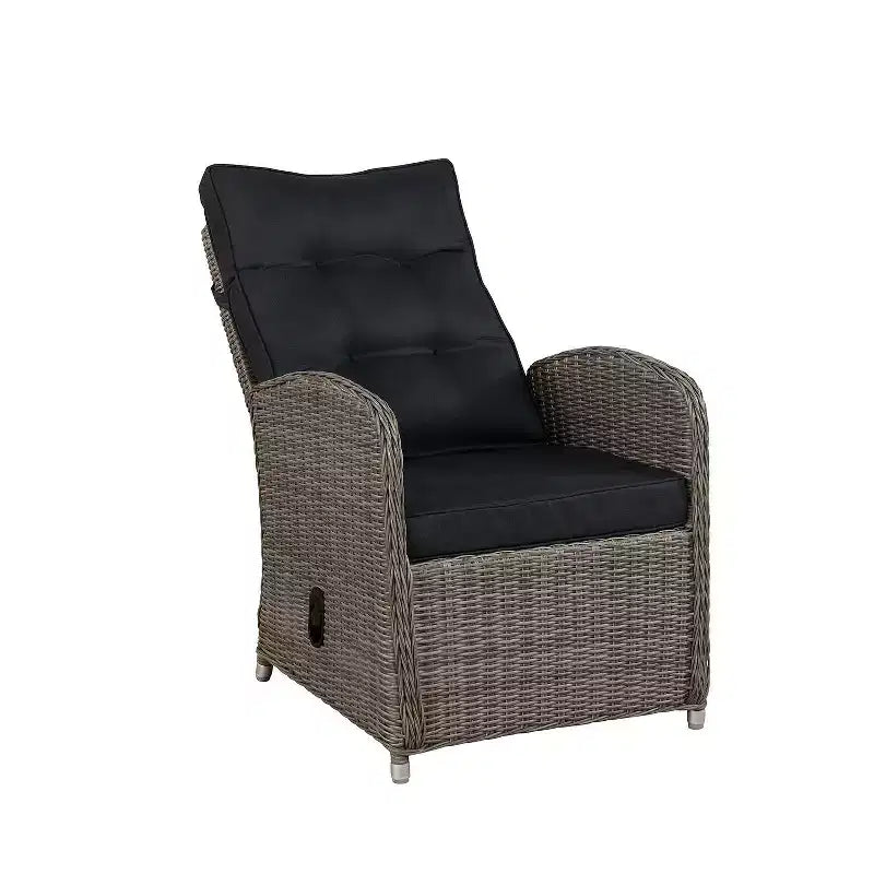 Monaco 4pc Set: Reclining Chairs & Ottomans, Water-Resistant - Alaterre Furniture