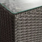 Set divano sezionale da patio in vimini Santa Rosa 9 pezzi - Grigio/Argento - Christopher Knight Home: Design contemporaneo resistente alle intemperie