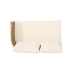 Christopher Knight Home Bruce Set Divano Sezionale da Esterno a 5 Posti in Acacia e Vimini con Cuscini, 3 Pezzi