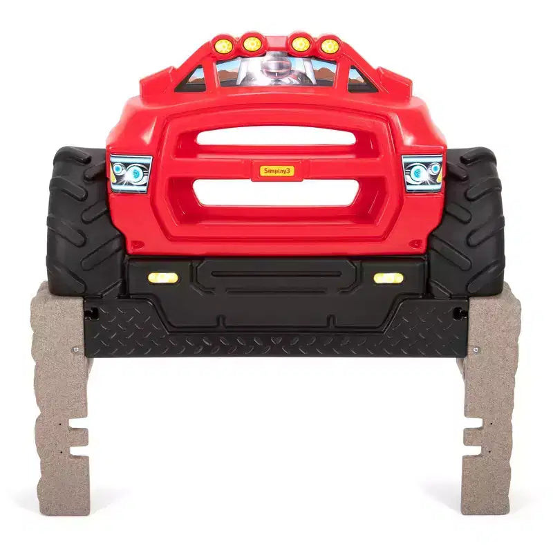 Testiera per letto singolo "Monster Truck Kids"