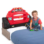 Testiera per letto singolo "Monster Truck Kids"