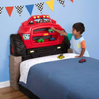 Testiera per letto singolo "Monster Truck Kids"