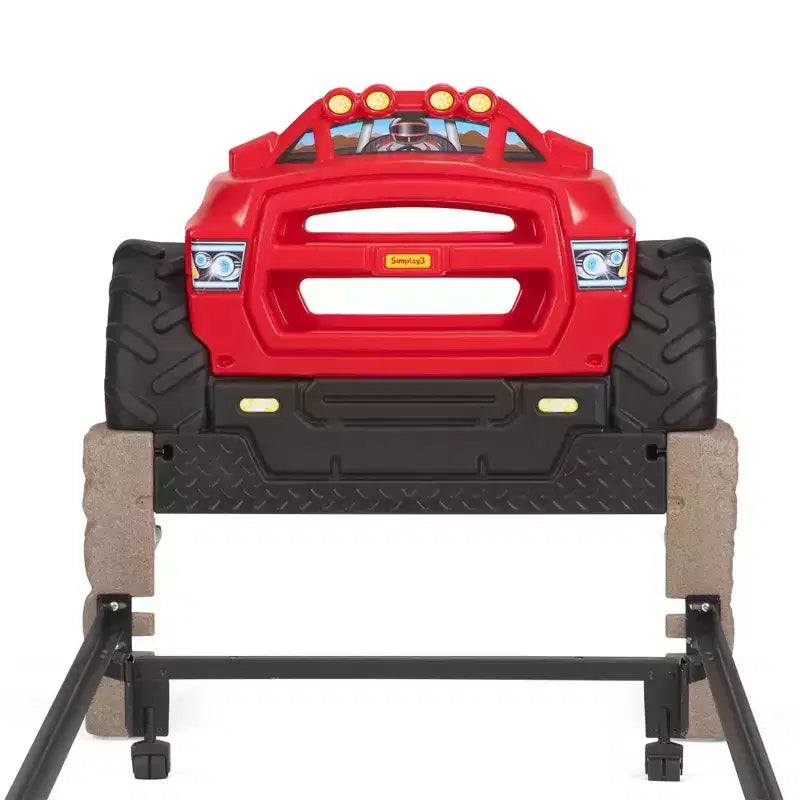 Testiera per letto singolo "Monster Truck Kids"