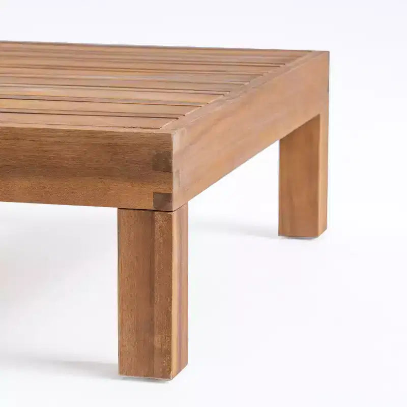 GDFStudio Cascada, set divano sezionale a 9 posti per esterni in legno di acacia con cuscini