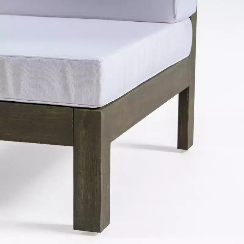 GDFStudio Cascada, set divano sezionale a 9 posti per esterni in legno di acacia con cuscini