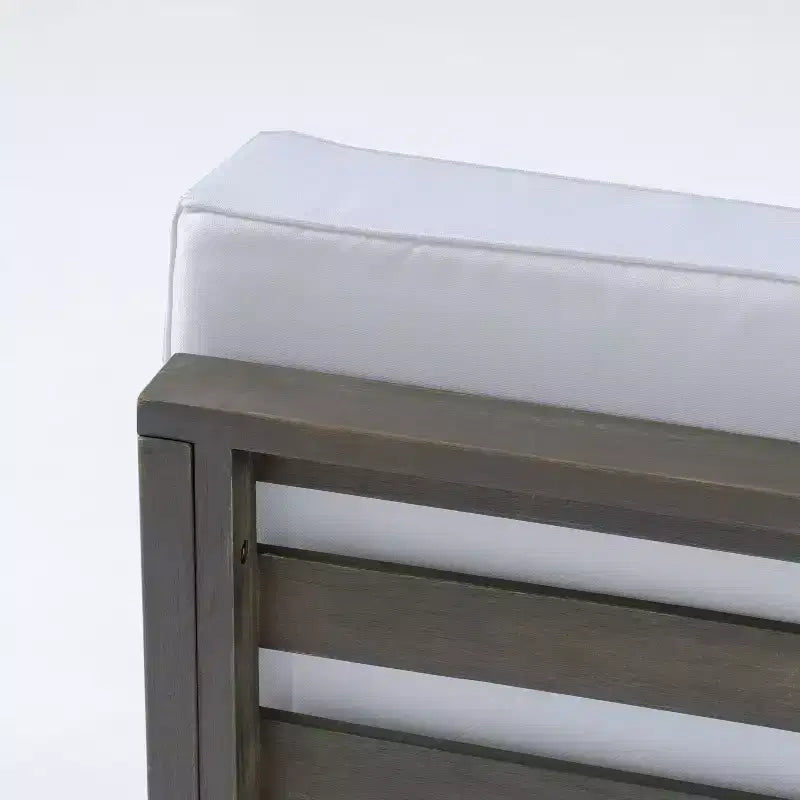 GDFStudio Cascada, set divano sezionale a 9 posti per esterni in legno di acacia con cuscini