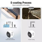 Captiva Designs Set da 4 Pezzi per Esterni, Salottino da Conversazione con Cuscini in Rattan Wicker, Poltrone e Tavolino da Caffè