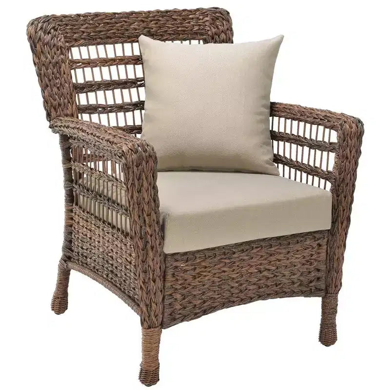 Jiallo Modern Concept Set Bistrot in Resina Effetto Rattan Sintetico (set da 3)