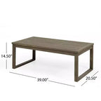 Christopher Knight Home Samwell - Set da salotto da esterno a 4 posti in legno di acacia con cuscini resistenti all'acqua