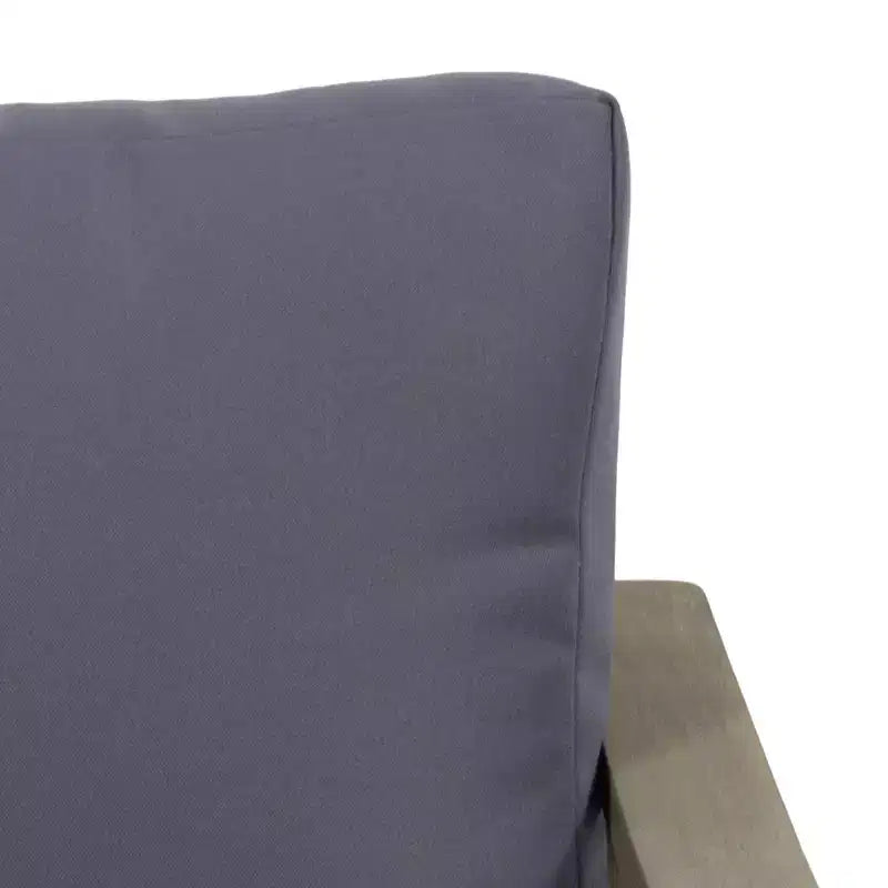 Christopher Knight Home Samwell - Set da salotto da esterno a 4 posti in legno di acacia con cuscini resistenti all'acqua
