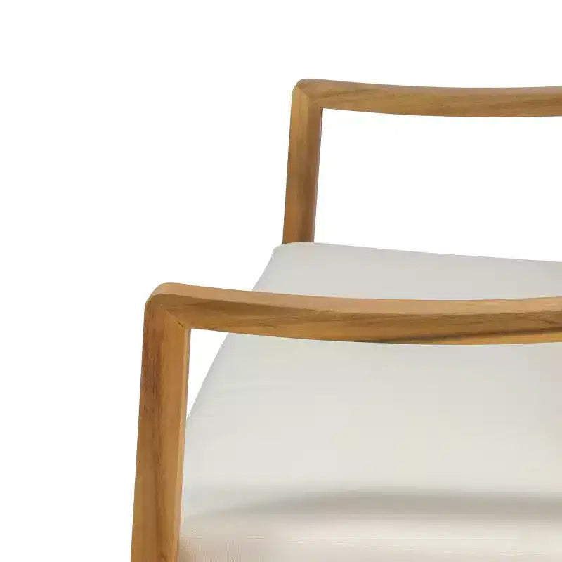 Christopher Knight Home Samwell - Set da salotto da esterno a 4 posti in legno di acacia con cuscini resistenti all'acqua
