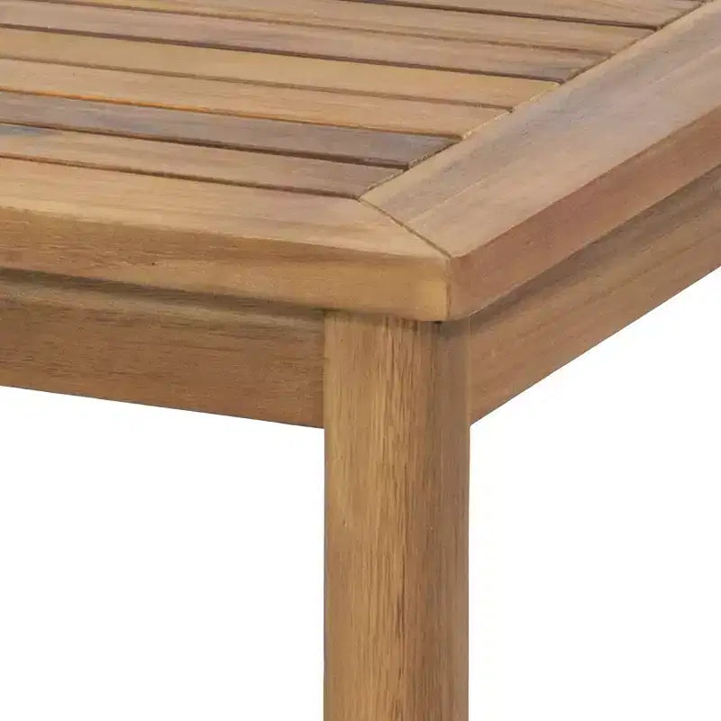 Christopher Knight Home Samwell - Set da salotto da esterno a 4 posti in legno di acacia con cuscini resistenti all'acqua