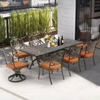 EROMMY 8 - Person Rectangular Outdoor Dining Set with Cushions