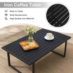 Karl Home Patio 4-Piece Metal Conversation Set with Cushions