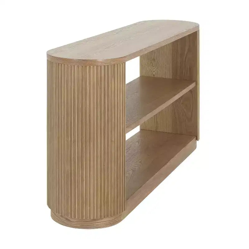 Consolle Moderna con Scaffali Aperti – Mobile Ingresso a 3 Ripiani