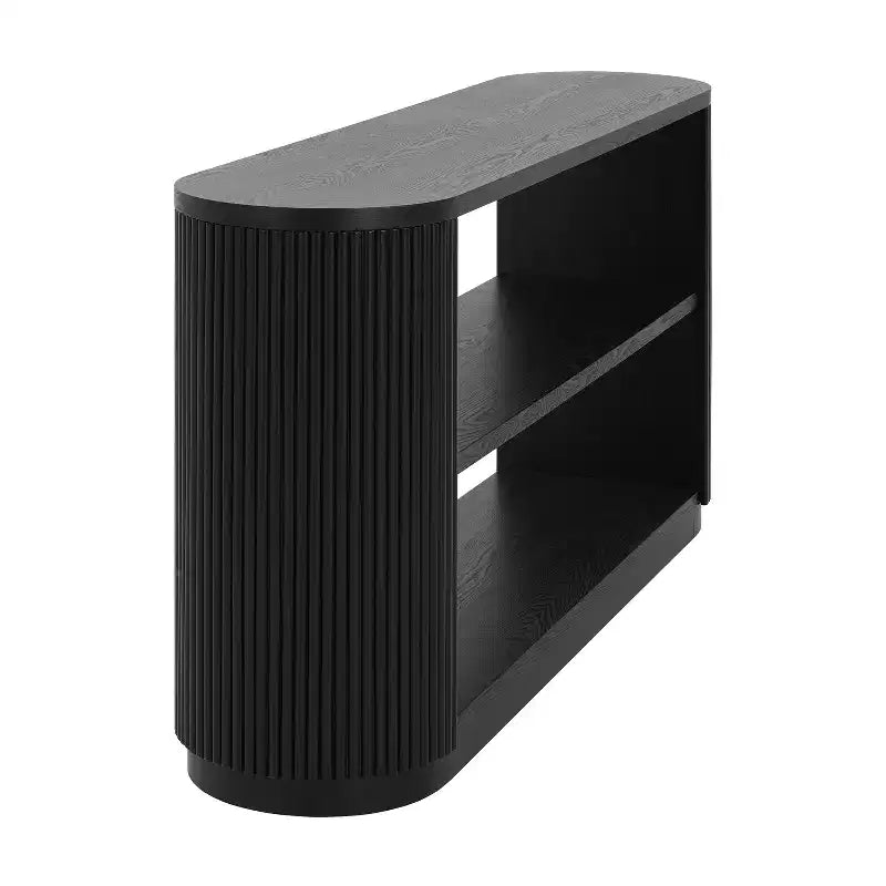 Consolle Moderna con Scaffali Aperti – Mobile Ingresso a 3 Ripiani