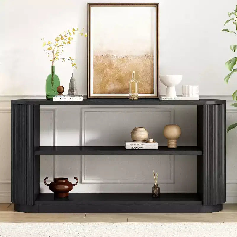 Christopher Knight Home Brad Modern Multi-Functional Entryway Console Table with Open Shelves
