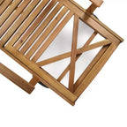 Christopher Knight Home Perla Outdoor Acacia Wood 6 Piece Chaise Lounge and Side Table Set