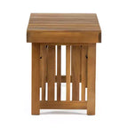 Christopher Knight Home Perla Outdoor Acacia Wood 6 Piece Chaise Lounge and Side Table Set
