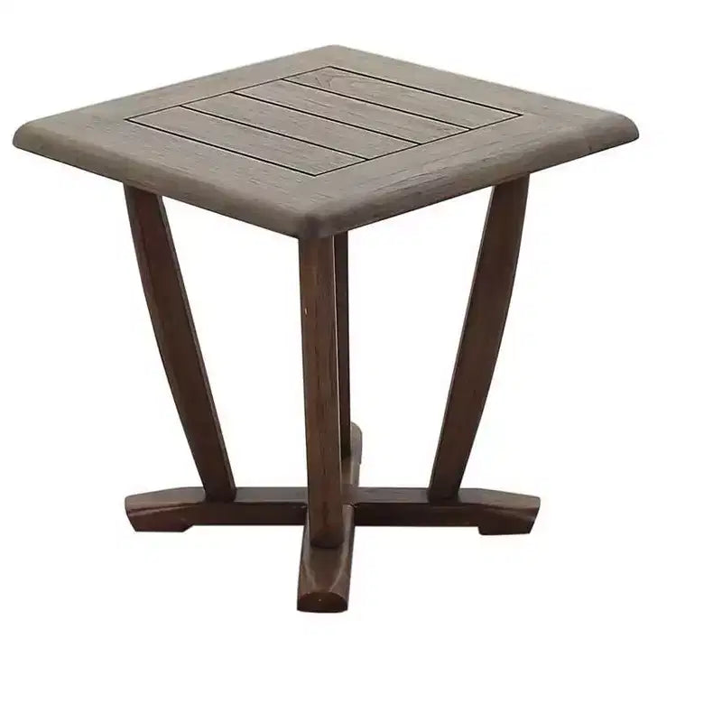 Courtyard Casual Avalon FSC Teak 3 pc Seating Set Includes: Two Club Chairs and One Square End Table