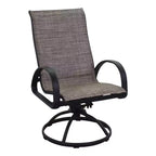 Courtyard Casual Santa Fe Aluminum Sling Swivel Rocker Set of 2