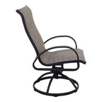 Courtyard Casual Santa Fe Aluminum Sling Swivel Rocker Set of 2