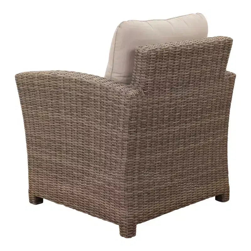 Courtyard Casual Capri 3 pc Chat Set Includes: One End Table and Two Club Chairs