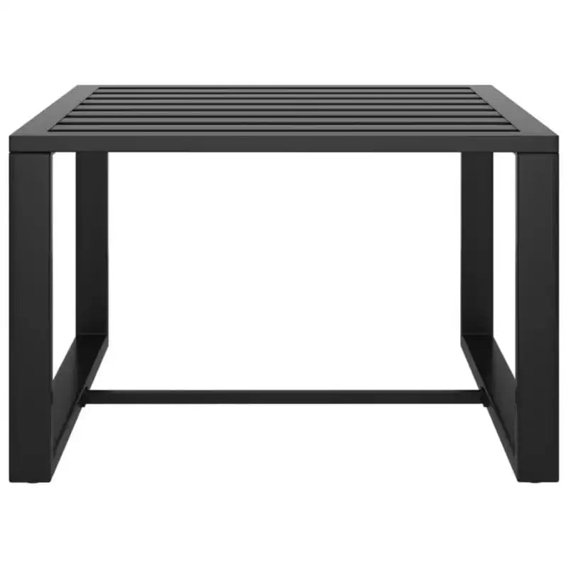 vidaXL 3 Piece Patio Sofa Set with Cushions Aluminum Anthracite