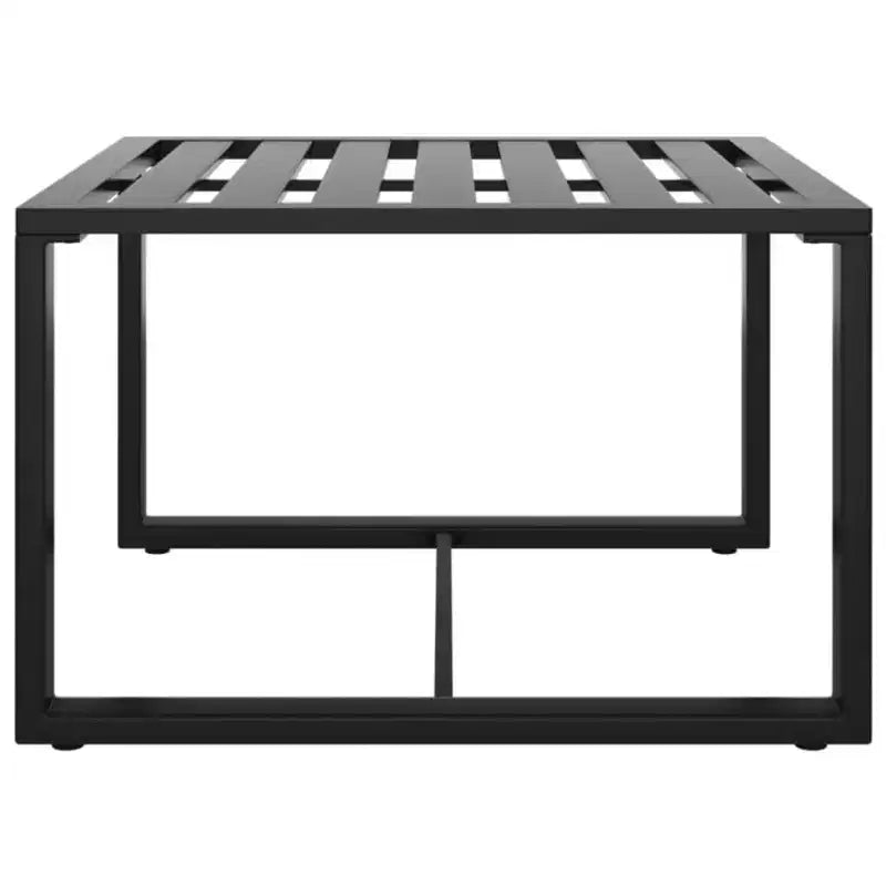vidaXL 3 Piece Patio Sofa Set with Cushions Aluminum Anthracite