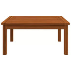 vidaXL Garden Lounge Set Cream Solid Acacia Wood Moderate Durable