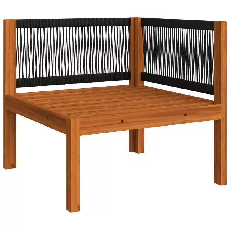 vidaXL Garden Lounge Set Cream Solid Acacia Wood Moderate Durable