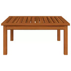 vidaXL Modern Patio Lounge Set - 6 Piece Cream Solid Acacia Wood with Cushions - for Garden, Patio, or Living Room