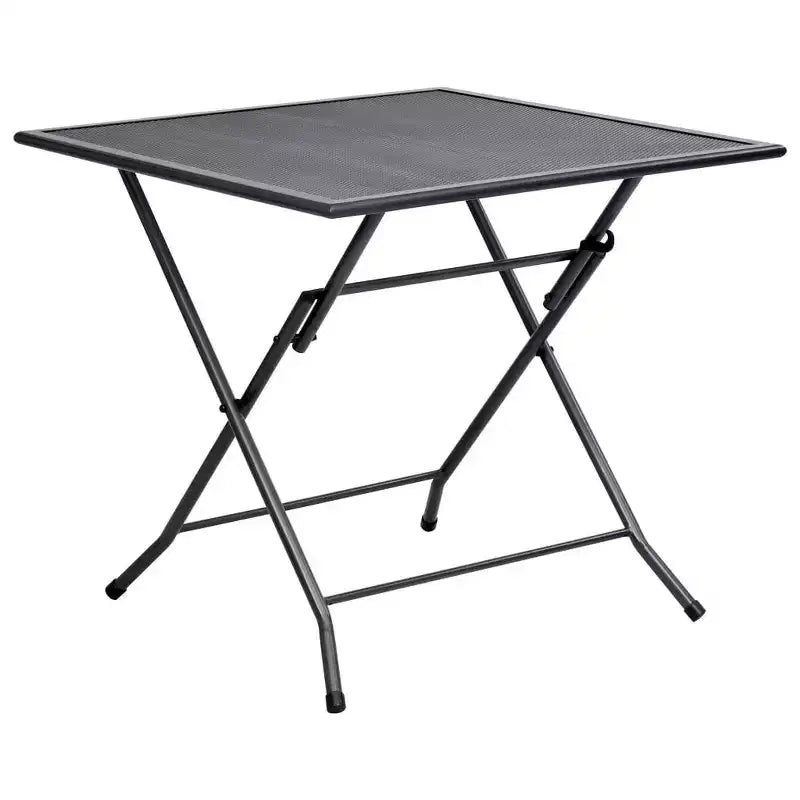vidaXL Patio Dining Set Patio Mesh Dining Table and Chair Steel Anthracite