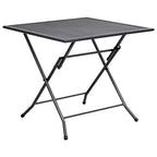 vidaXL Patio Dining Set Patio Mesh Dining Table and Chair Steel Anthracite