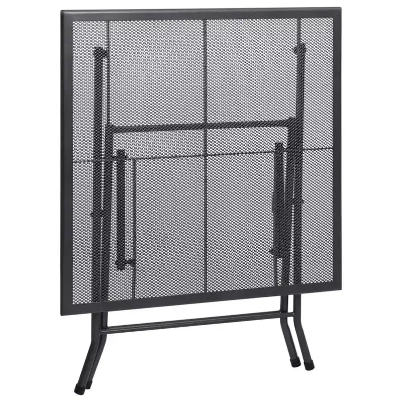 vidaXL Patio Dining Set Patio Mesh Dining Table and Chair Steel Anthracite