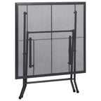 vidaXL Patio Dining Set Patio Mesh Dining Table and Chair Steel Anthracite