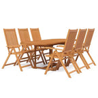 vidaXL Patio Dining Set Outdoor Dining Set Chair with Cushions for Garden