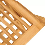 vidaXL Patio Dining Set Outdoor Table and Chair Furniture Solid Wood Teak