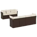 vidaXL Patio Sofa Set Modular Garden Sofa Set Rectangular Modern