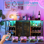 Mobile bar industriale con portabottiglie e mensole