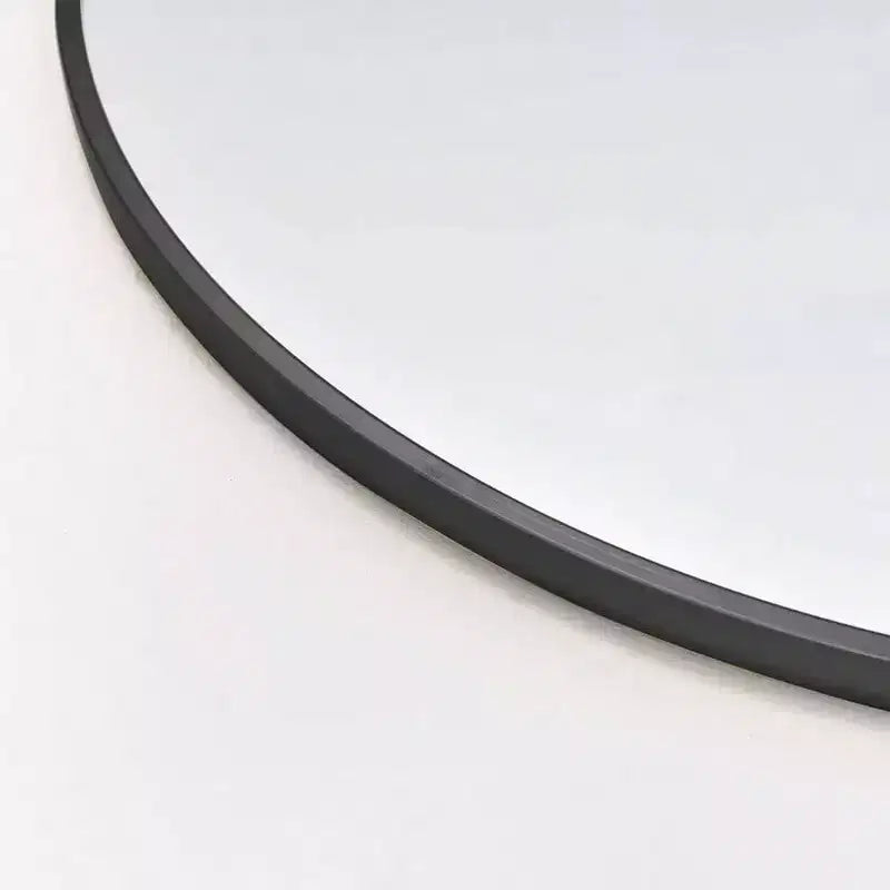 Specchio ad arco a figura intera con cornice in alluminio, 58 x 18 pollici