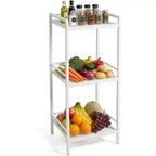 Scaffale portaoggetti in acciaio al carbonio a 3/4 ripiani – Organizer per bagno, cucina e lavanderia