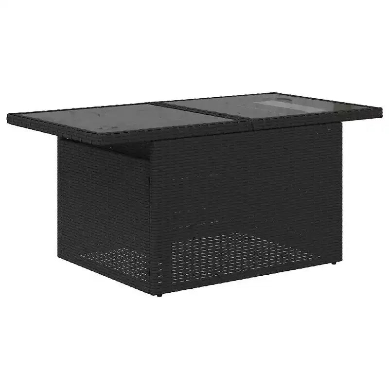 vidaXL Salotto da Giardino con Cuscini in Polirattan e Legno di Acacia