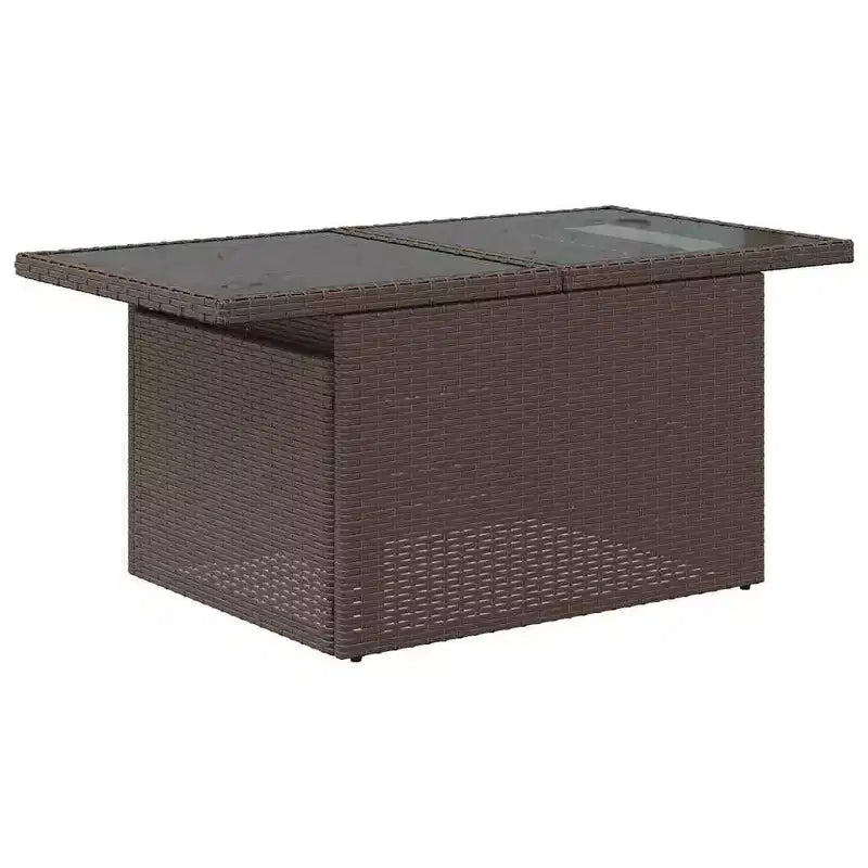 vidaXL Set Divani da Giardino con Cuscini Tavolo e Divani 11 pz in Polyrattan